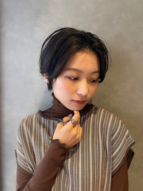 大人可愛いハンサムショート