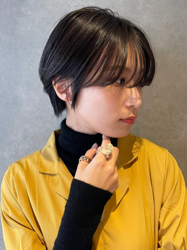 うざバング×小顔ショート